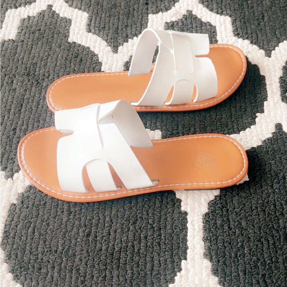 Women's White Sandals